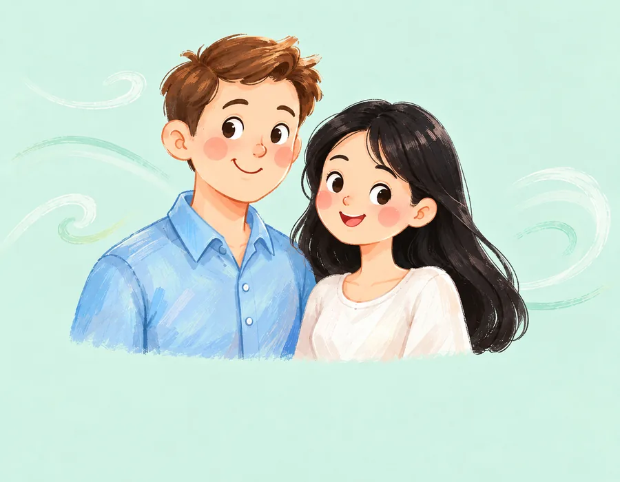 Bố và mẹ của Martin đứng cạnh nhau