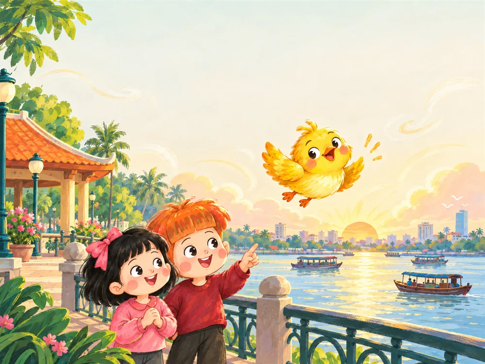 Trang truyện: Bến Ninh Kiều buổi sáng